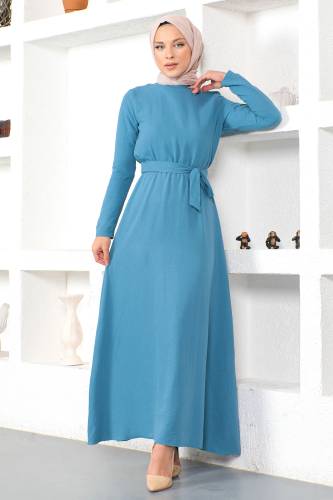 Ayrobin Elbise TSD220540 Mavi 