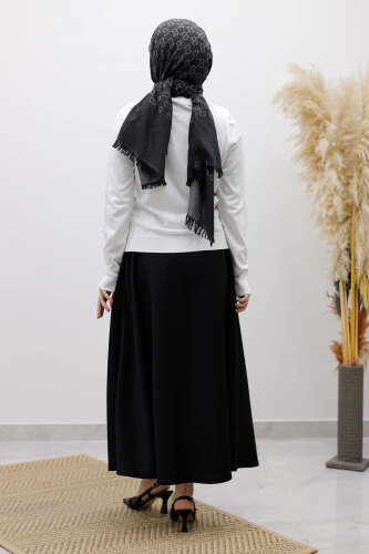 Bisiklet Yaka Bluz TSD250261 Beyaz - 6