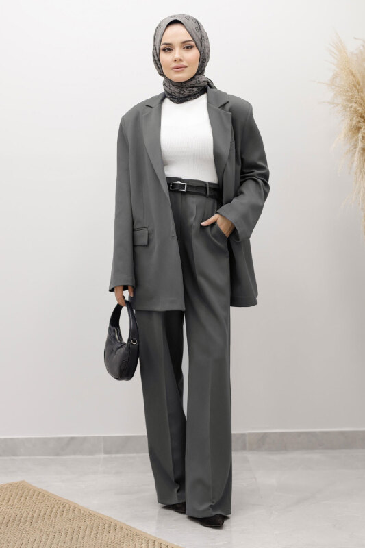 Dore Blazer Takım TSD250198 Gri - 1