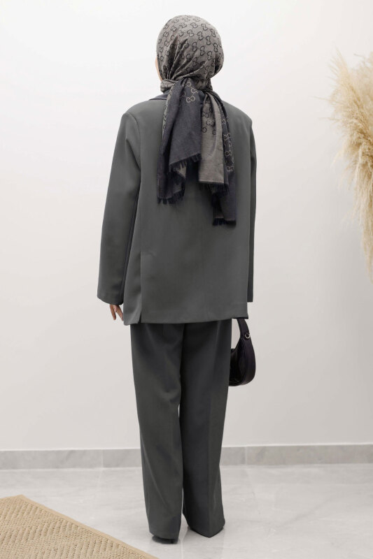 Dore Blazer Takım TSD250198 Gri - 6