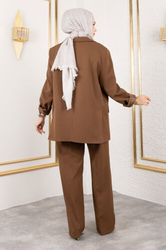 Dore Blazer Takım TSD250198 Kahverengi - 5