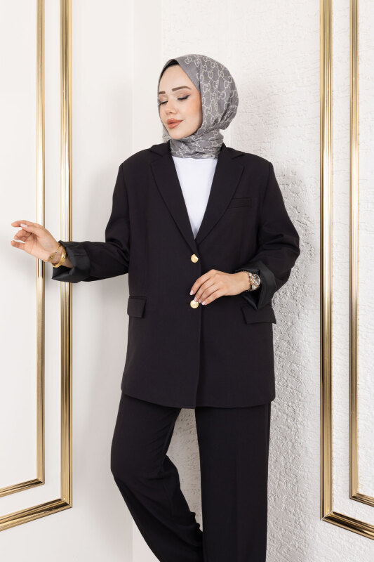 Dore Blazer Takım TSD250198 Siyah - 2