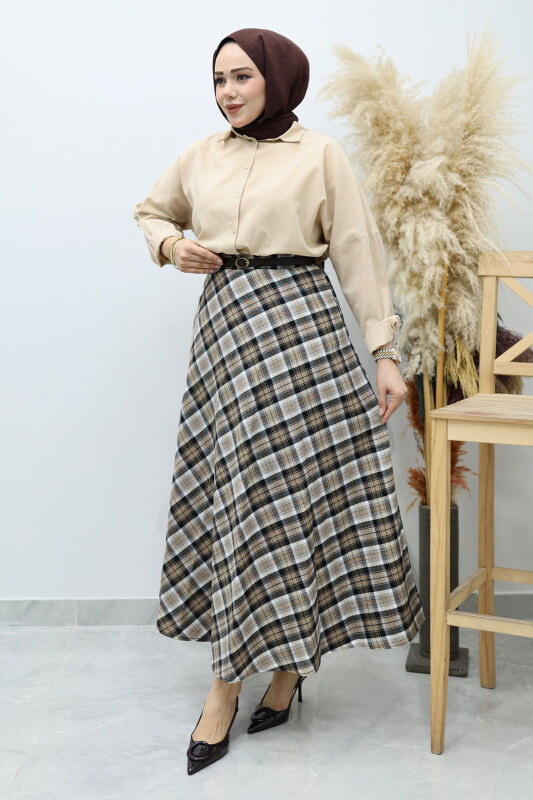 Ekose Etek TSD260102 Camel - 3