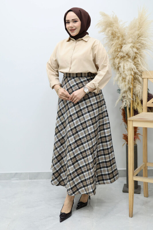 Ekose Etek TSD260102 Camel - 5