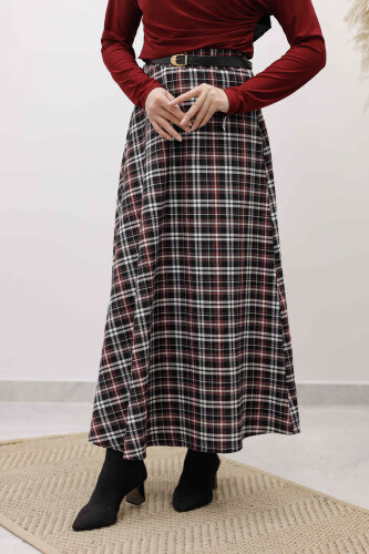 Ekose Etek TSD260102 Kırmızı - 4