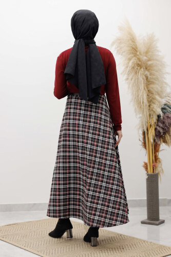 Ekose Etek TSD260102 Kırmızı - 6