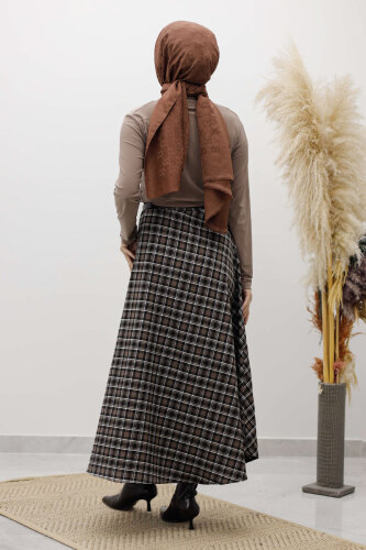 Ekose Etek TSD260102 Koyu Kahve - 6