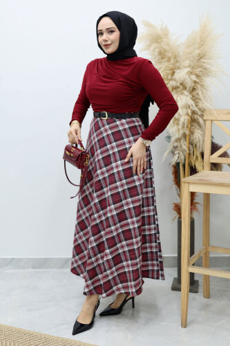 Ekose Etek TSD260102 Mürdüm - 5