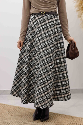 Ekose Etek TSD260102 Sütlü Kahve - 4