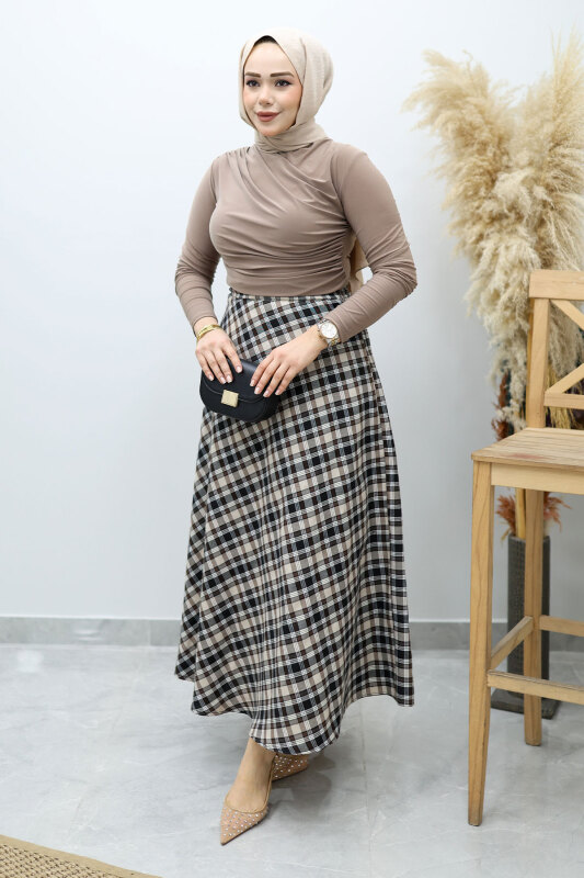 Ekose Etek TSD260102 Taş Rengi - 5