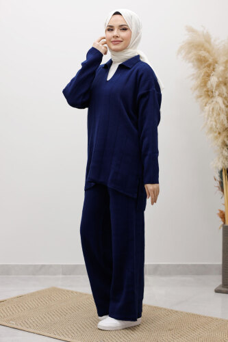 Fitilli Triko Takım TSD260118 Lacivert - 3