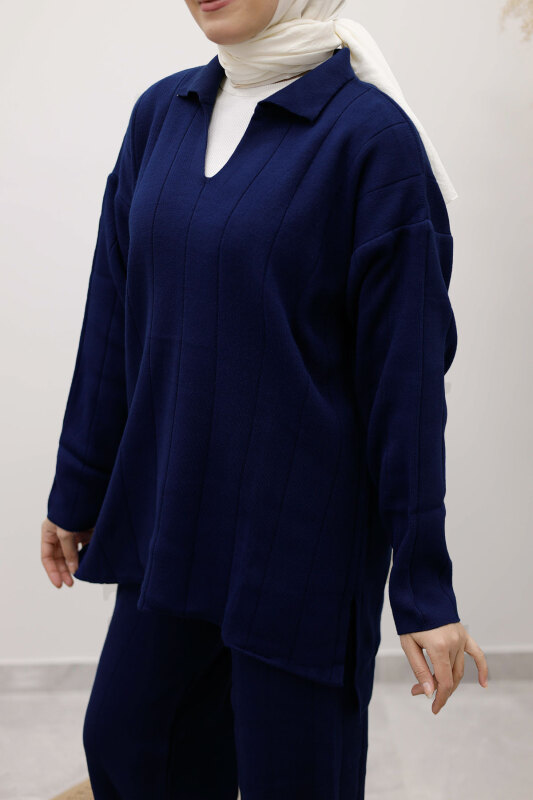 Fitilli Triko Takım TSD260118 Lacivert - 4