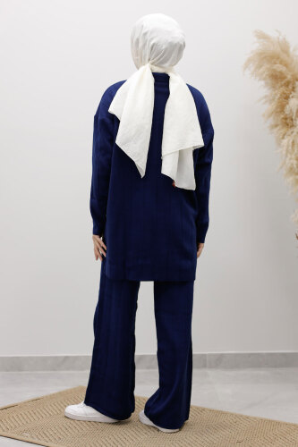 Fitilli Triko Takım TSD260118 Lacivert - 6