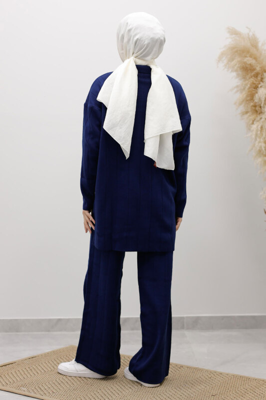 Fitilli Triko Takım TSD260118 Lacivert - 6