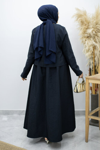 Gold Çıtçıtlı Etekli Takım TSD260156 Lacivert - 6