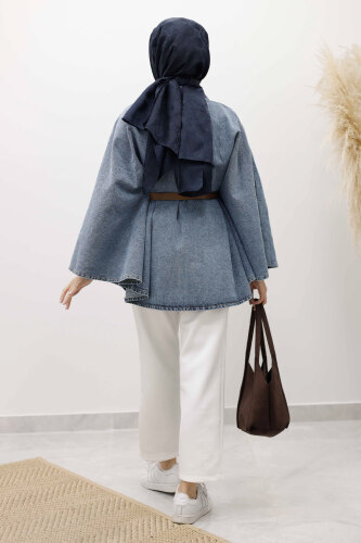 Kemerli Kot Panço TSD250256 Açık Mavi - 6