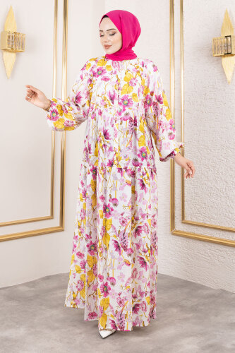 Lamia Elbise TSD250211 Pembe 
