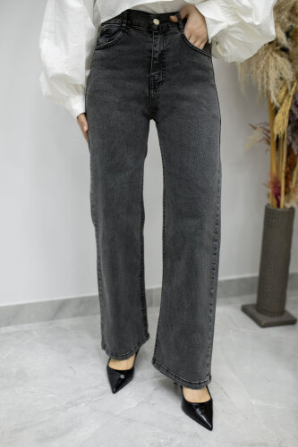 Likralı Cepli Kot Pantolon TSD260177 Antrasit - 6