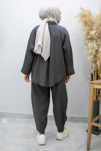 Oversize İkili Takım TSD260190 Füme - 6