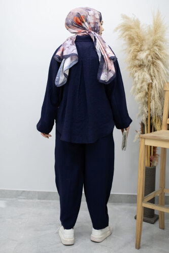 Oversize İkili Takım TSD260190 Lacivert - 6