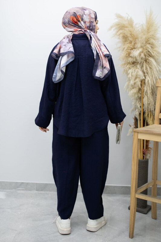 Oversize İkili Takım TSD260190 Lacivert - 6