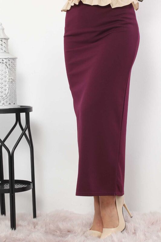 Pencil Skirt TSD0291 Plum - 2