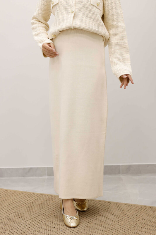 Triko Etek TSD250242 Bej - 3