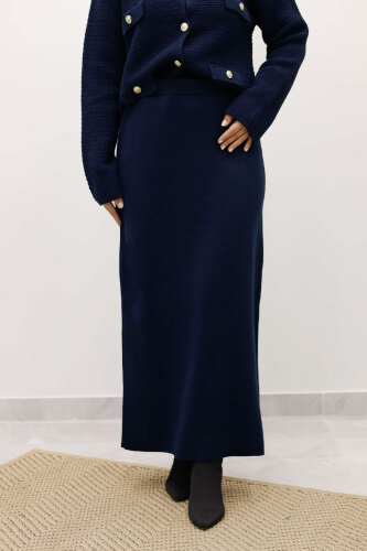 Triko Etek TSD250242 Lacivert - TESETTÜR DÜNYASI