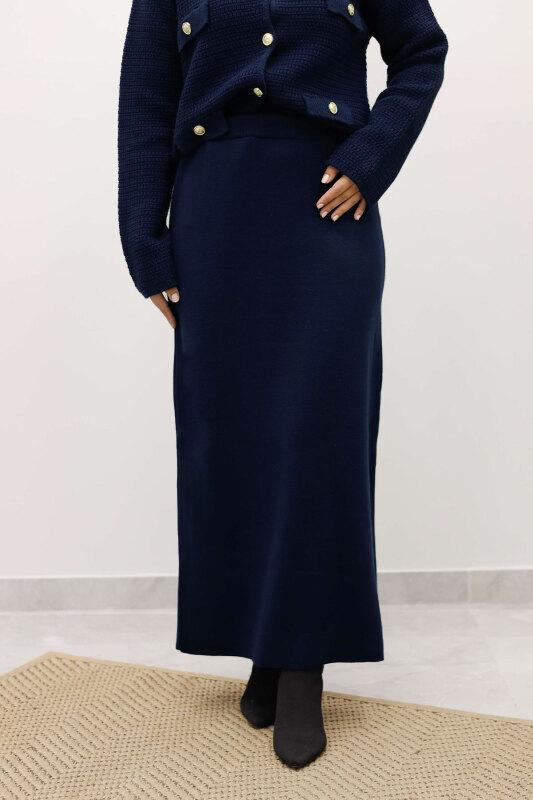 Triko Etek TSD250242 Lacivert - TESETTÜR DÜNYASI