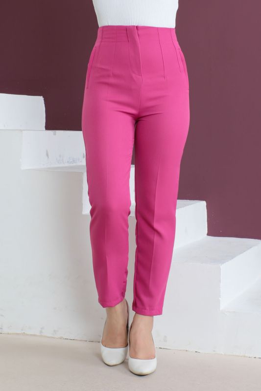 Üstü Pat Detaylı Pantolon TSD230422 Pembe - 1