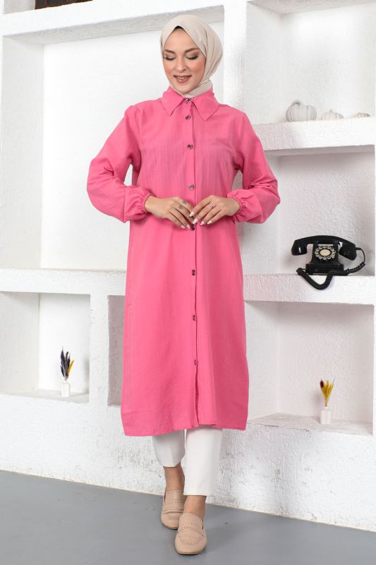 Uzun Boy Tunik TSD230359 Pembe - 1