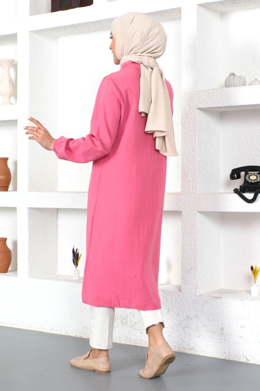 Uzun Boy Tunik TSD230359 Pembe - 5